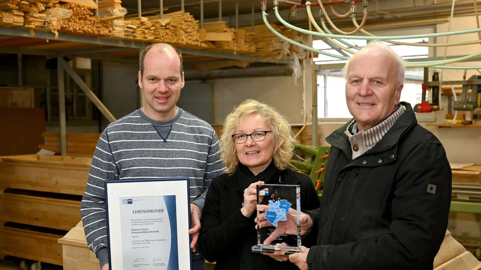 75 Jahre Heinrich Glunz KG 75 Jahre Heinrich Glunz KG